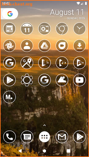 Monoic Icon Pack: White, Monotone, Minimalistic screenshot