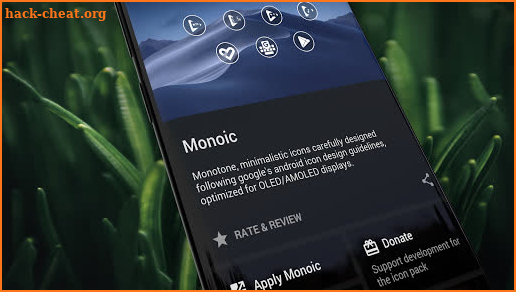 Monoic Icon Pack: White, Monotone, Minimalistic screenshot