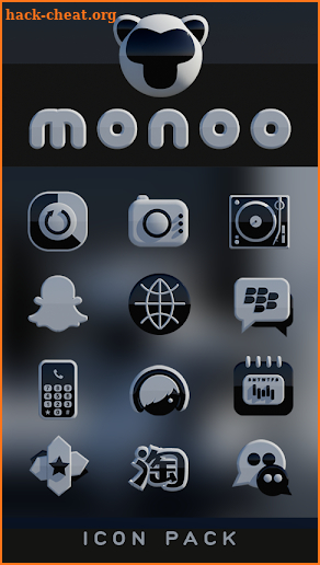 MONOO Icon Pack 3D HD screenshot