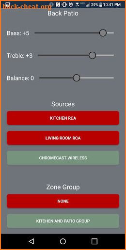 Monoprice Whole Home Audio Control screenshot