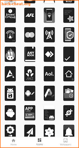 Monotone - Dark Icon Pack screenshot