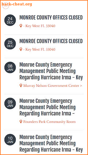 Monroe County FL screenshot