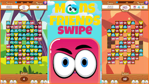 MONS Friends Swipe KIDS Puzzle screenshot