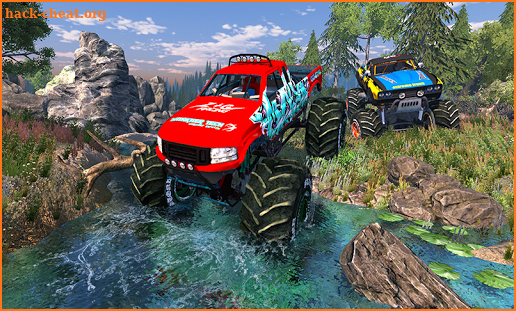 Monster 4x4 OffRoad Truck Hill Monster Jeep Racing screenshot