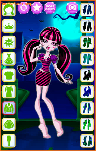 Monster After Girls Fashion :  Ever Doll Dress up screenshot