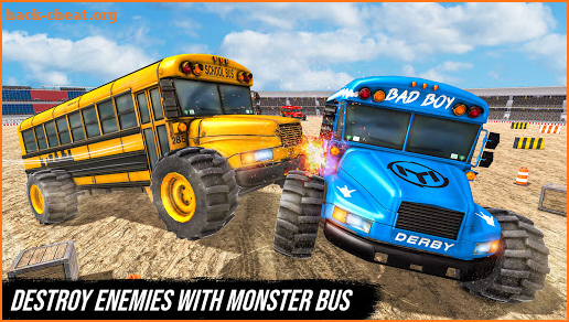 Monster Bus Demolition Derby Offroad Bus Games screenshot