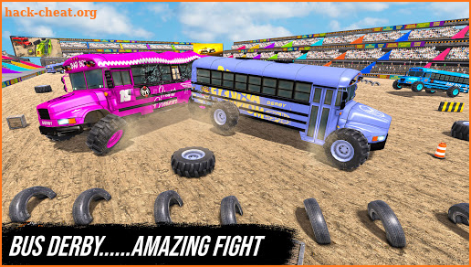 Monster Bus Demolition Derby Offroad Bus Games screenshot