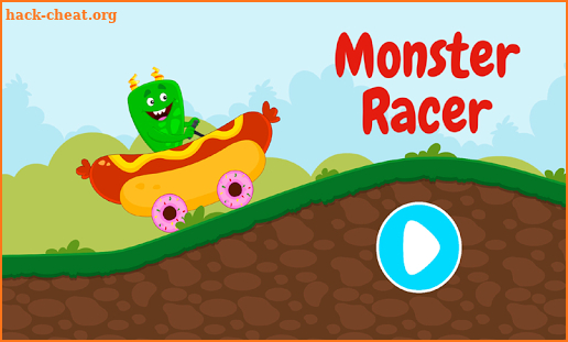 Monster Car Hill Climb - Fun Racing Games For Kids screenshot