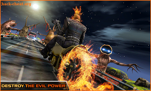Monster Ghost Ride Highway Bike Dead Rider Stunt screenshot