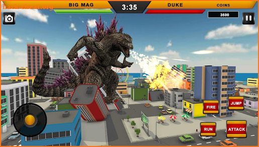Monster Godzila : Hit And Smash City Attack screenshot