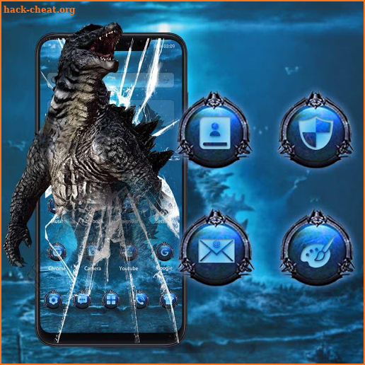 Monster Godzilla Wallpaper lock screen theme screenshot