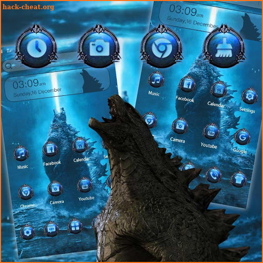 Monster Godzilla Wallpaper lock screen theme screenshot