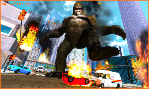 Monster Kaiju Godzilla vs Kong City Destruction 3D screenshot