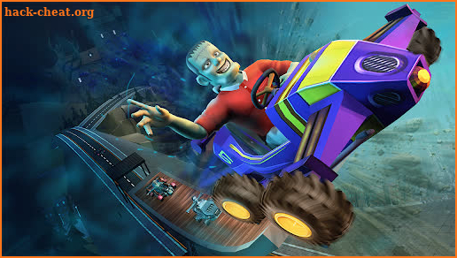 Monster Kart Multiplayer Racing : Buggy Games 2021 screenshot