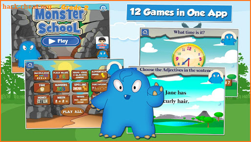 Monster Kid 2nd Grade Games screenshot