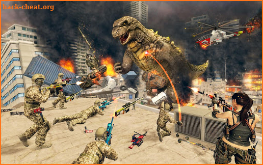 Monster King : Deadly Dinosaur Hunting Game screenshot