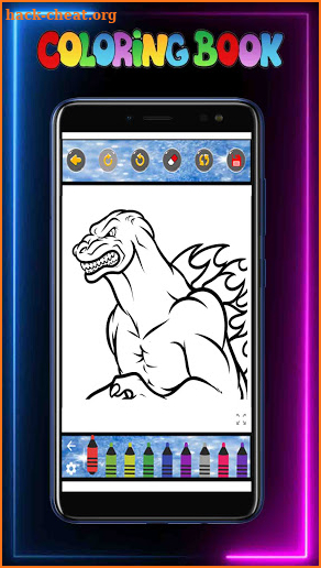 Monster of Godzilla Coloring Book screenshot