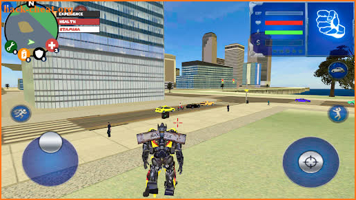 Monster Police Truck Robot Game screenshot