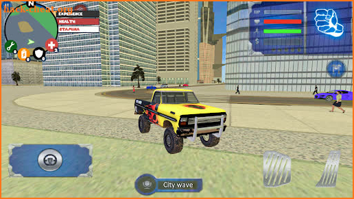 Monster Police Truck Robot Game screenshot