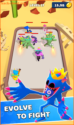 Monster Rampage: Merge Rainbow screenshot