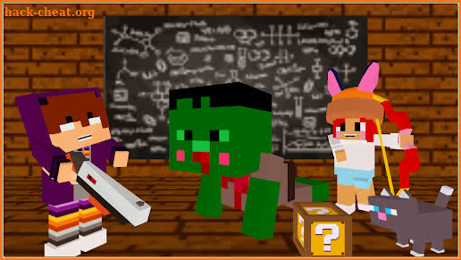 Monster school 3 Herobrine vs zombie apocalypse screenshot