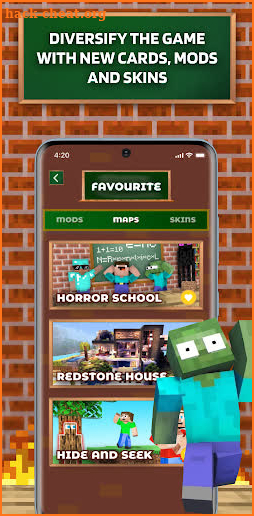 Monster School Mods Maps Skins for Minecraft screenshot