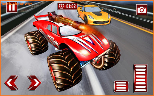 Monster Shooting Car:Highway Shooting Game screenshot