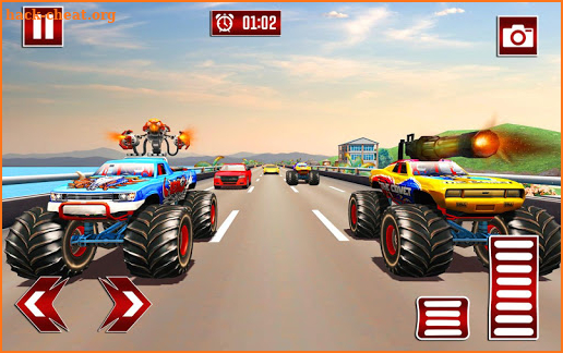 Monster Shooting Car:Highway Shooting Game screenshot