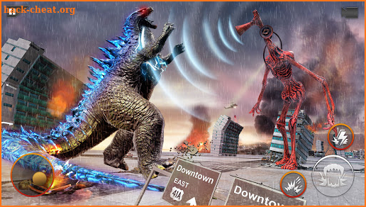 Monster Smash City - Godzilla vs Siren Head screenshot