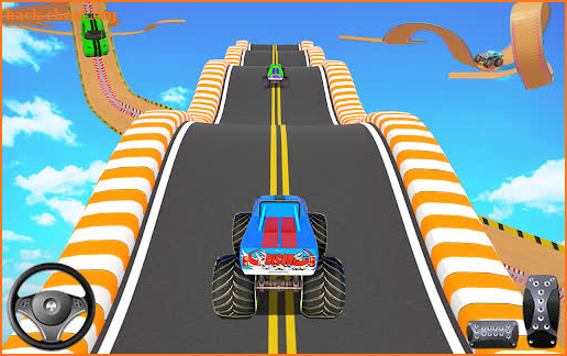 Monster Truck 3D Ramp Racing screenshot