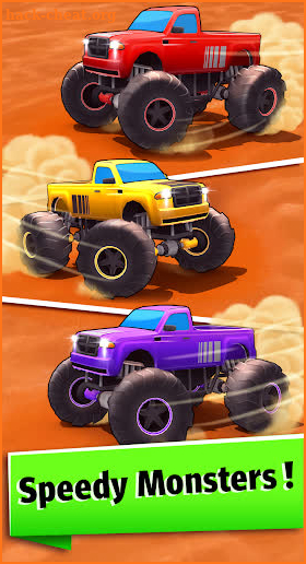 Monster Truck Chase – Crazy Truck Simulator screenshot