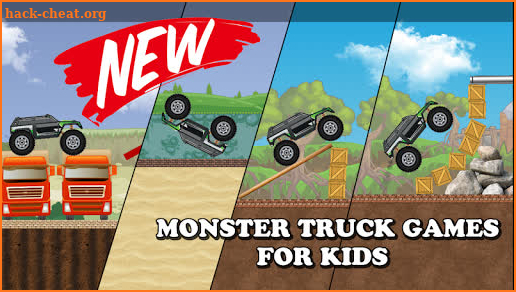Monster Truck Games 2019 - Car Challenge For Kids screenshot
