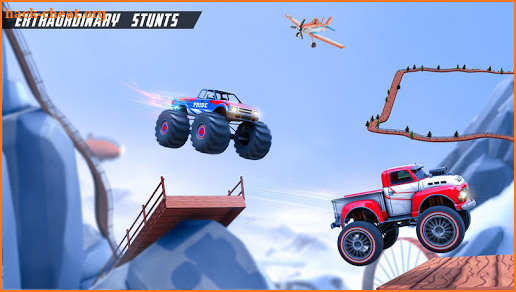 Monster Truck Hill Climb Drive - Offroad Games screenshot