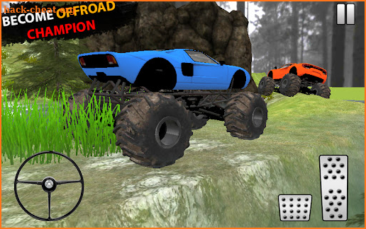 Monster truck offroad game screenshot