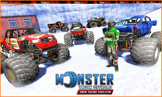 Monster Truck Offroad : Snow Stunts Simulator screenshot