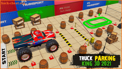 Monster Truck Parking 3D Free Car Games 2021 screenshot