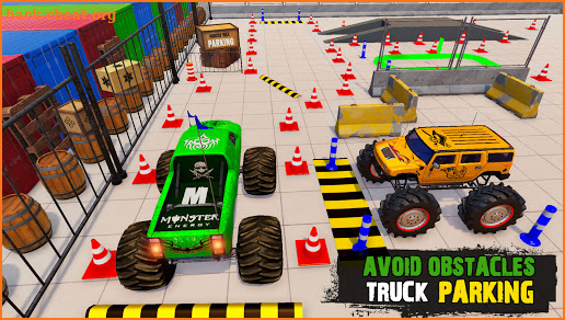 Monster Truck Parking 3D Free Car Games 2021 screenshot