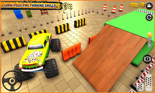 Monster Truck Parking Game 3D screenshot