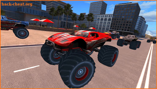 Monster Truck Police Chase in City Stunt Ramps screenshot