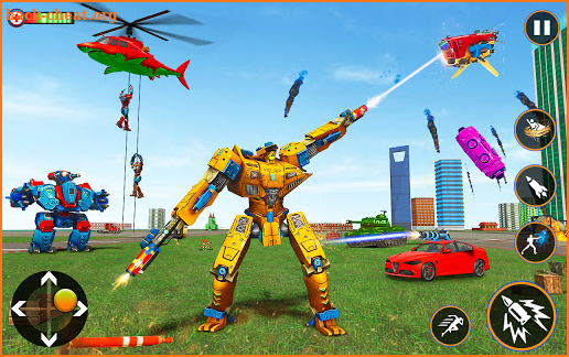 Monster Truck Robot Shark Attack – Car Robot Game screenshot