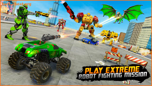 Monster Truck Robot Wars – New Dragon Robot Game screenshot