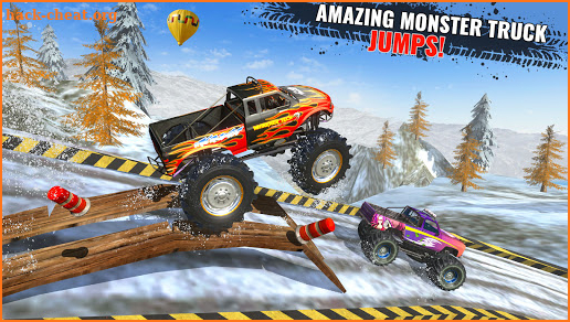 Monster Truck Snow Mountain Stunts Racing 2021 screenshot