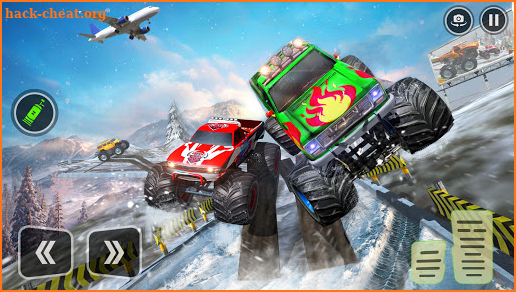 Monster Truck Snow Mountain Stunts Racing 2021 screenshot
