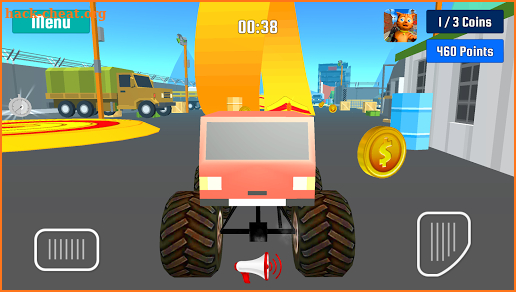 Monster Truck Stunt Speed Race by Kaufcom screenshot