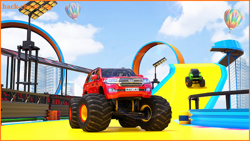 Monster Truck Stunts: Modern Prado Car Game 3D screenshot