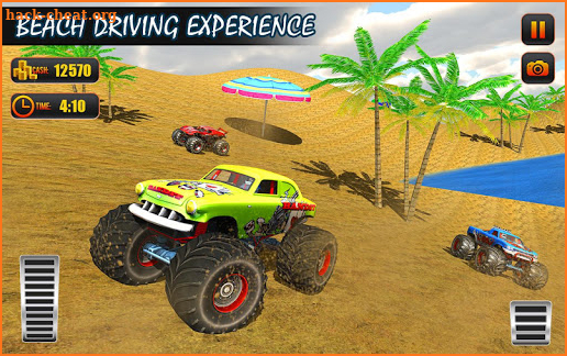 Monster Truck Water Surfing: Truck Racing Games screenshot