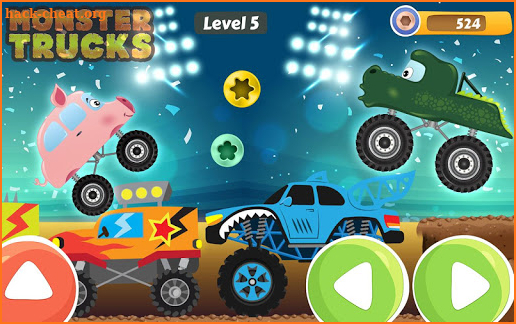 Monster Trucks - Beepzz racing game for Kids screenshot