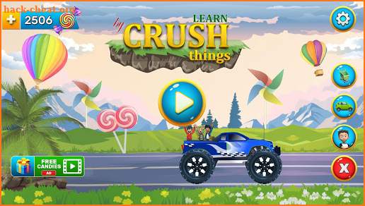 Monster Trucks Game 4 Kids - Learn by Car Crushing screenshot