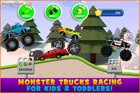 Monster Trucks Game for Kids 2 screenshot