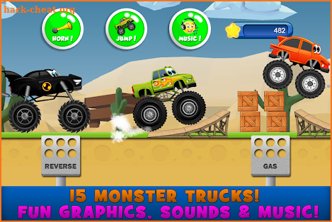 Monster Trucks Game for Kids 2 screenshot
